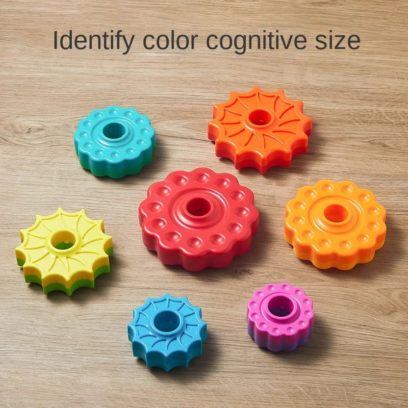 Rainbow Stacking Rings - Musical Baby Toy 1-3 Years