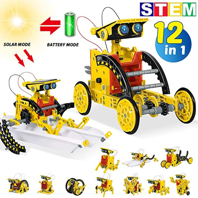 Solar Robotics Kit: DIY Science Toy for Kids