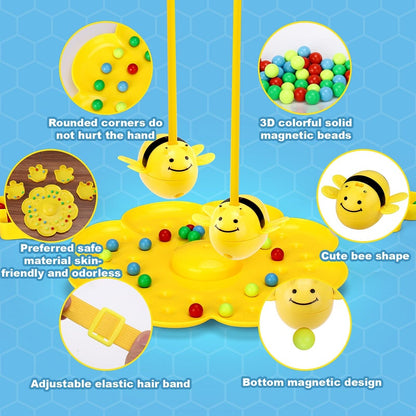 Magnetic Board Games: Montessori Toys Bumble Bee Puzzle