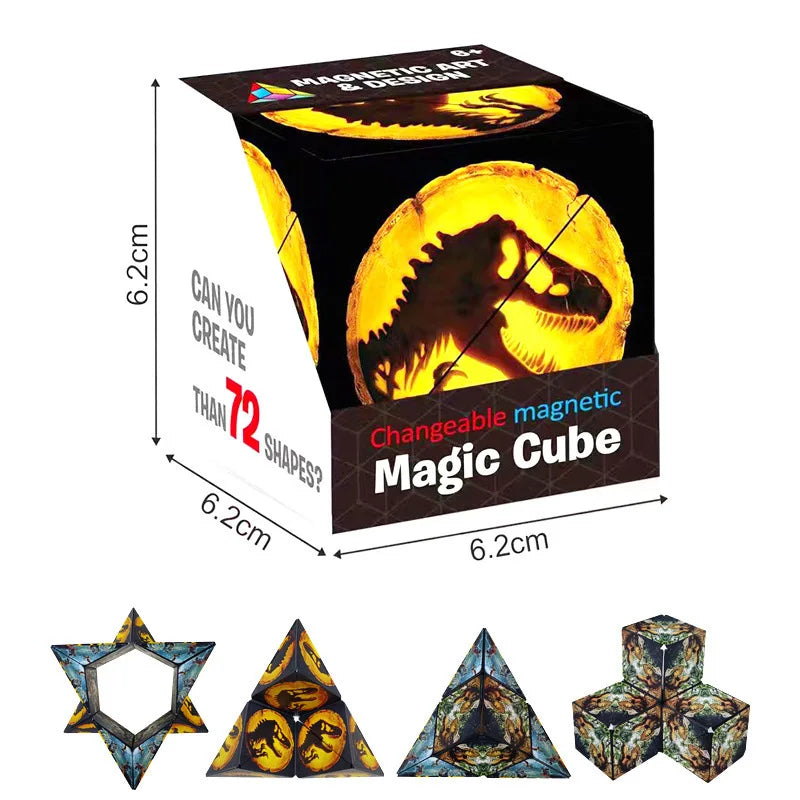 Magic Shasibo Cube: Magnetic Fidget Puzzle Game