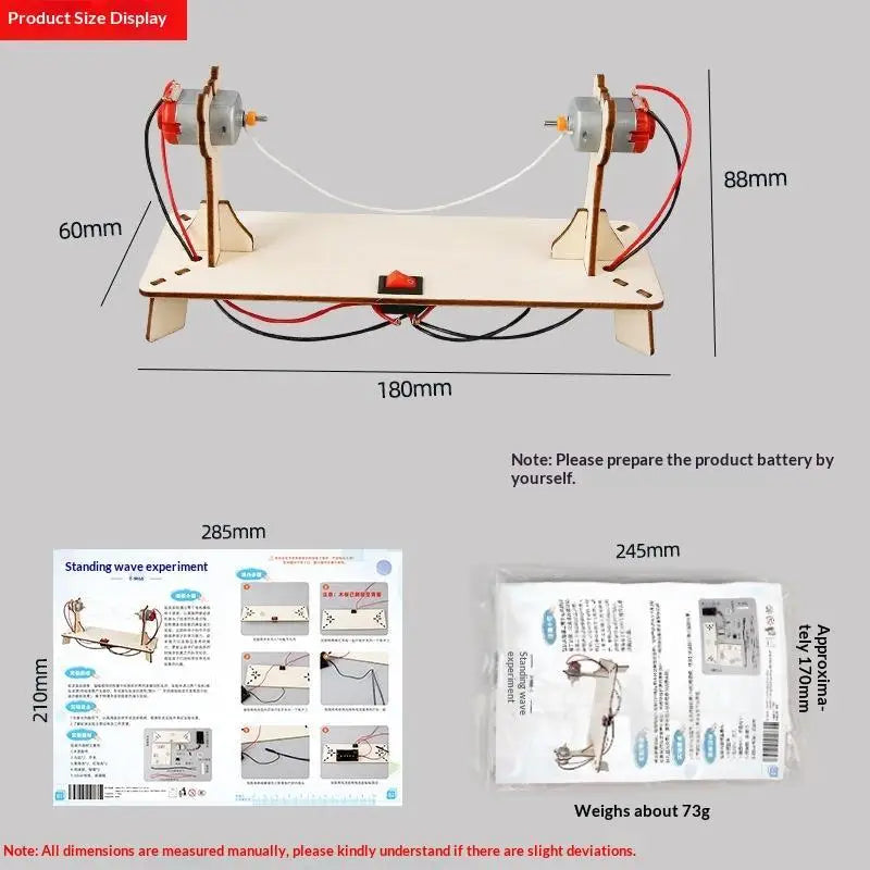 STEM Physics Lab Experiment Model Set Educational Demonstration Kit for Children School Project Homeschool Science Learning