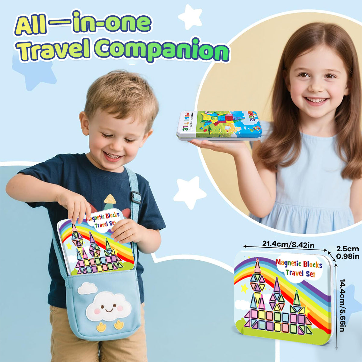 Magnetic Building Blocks Set - 32/64/58PCS Kids Gift