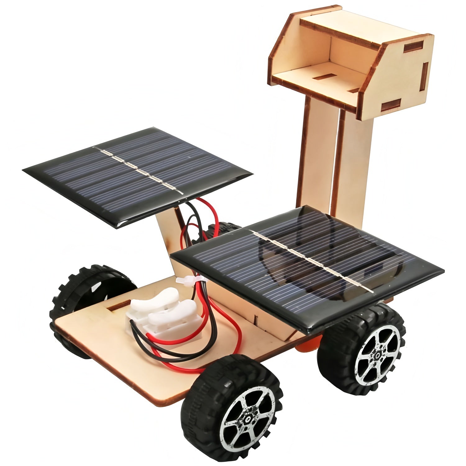 Educational Toys: Solar Car DIY 3D Puzzle - Lunar Exploration Model Kit