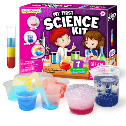 STEM Science Kit: 9 DIY Experiments for Kids