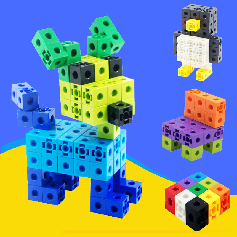 Educational Toys: Math Linking Cubes - 100pcs Educational Kids Blocks