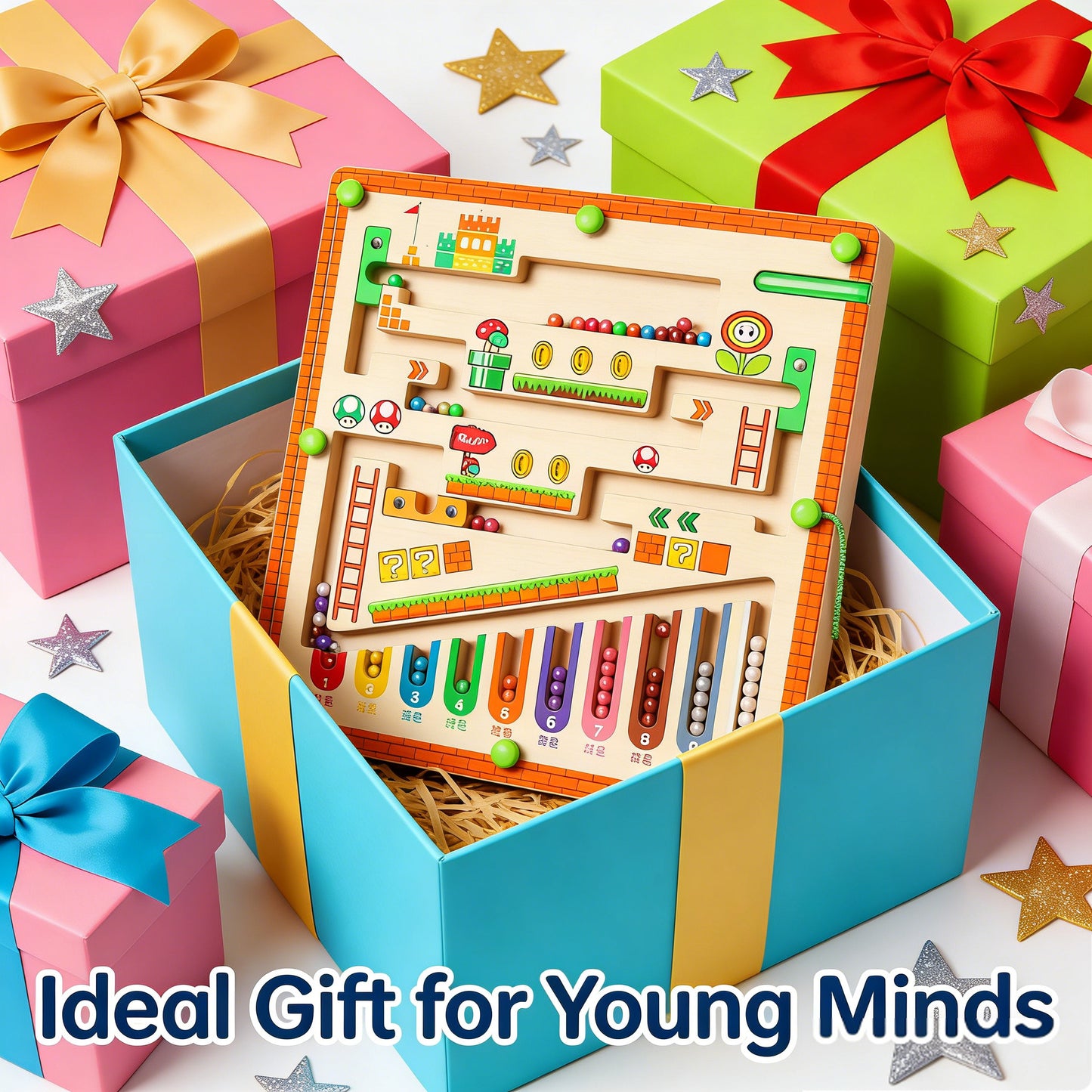 Montessori Toy - Magnetic Maze Enhance Kids' Coordination