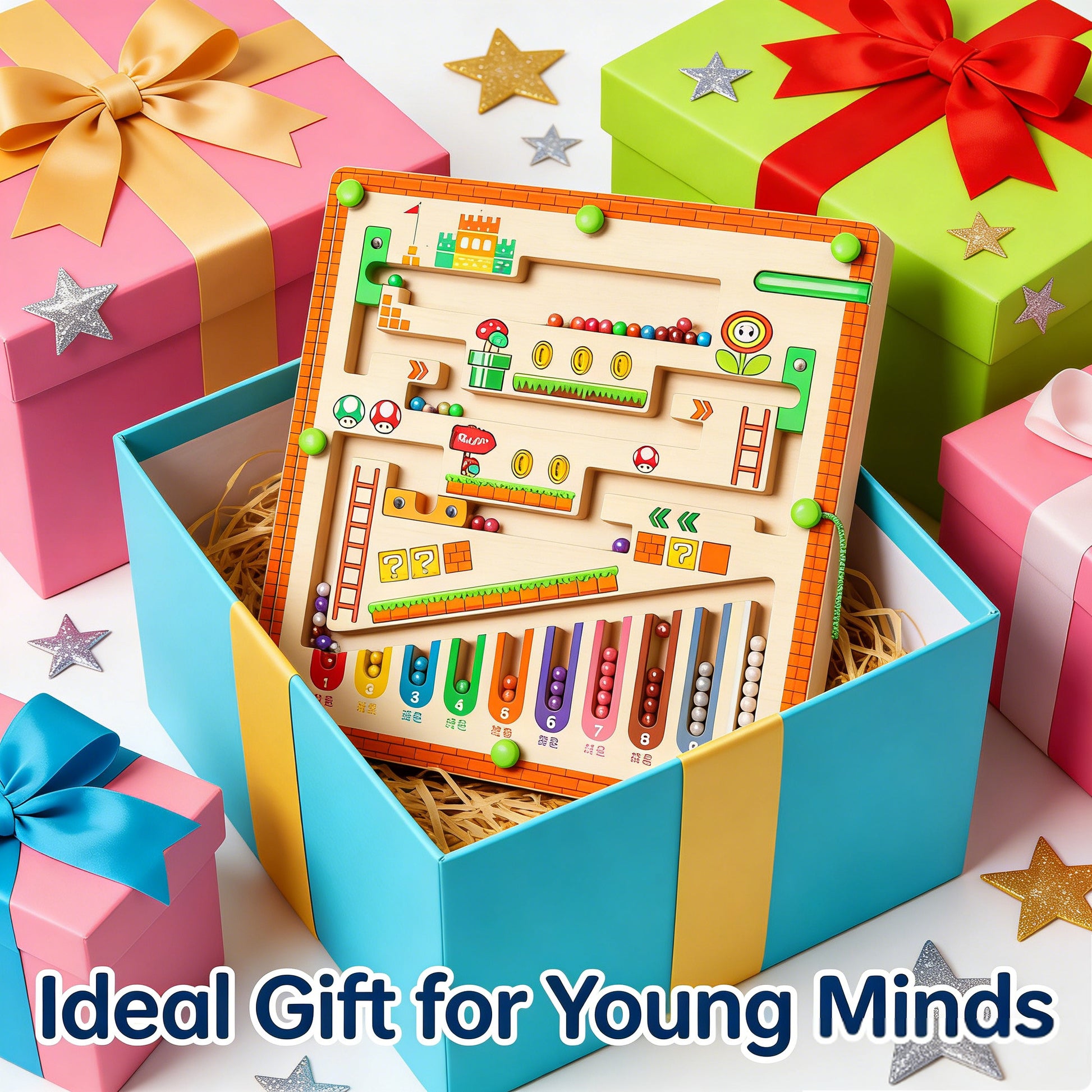 Montessori Toy - Magnetic Maze Enhance Kids' Coordination