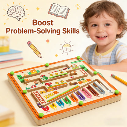 Montessori Toy - Magnetic Maze Enhance Kids' Coordination