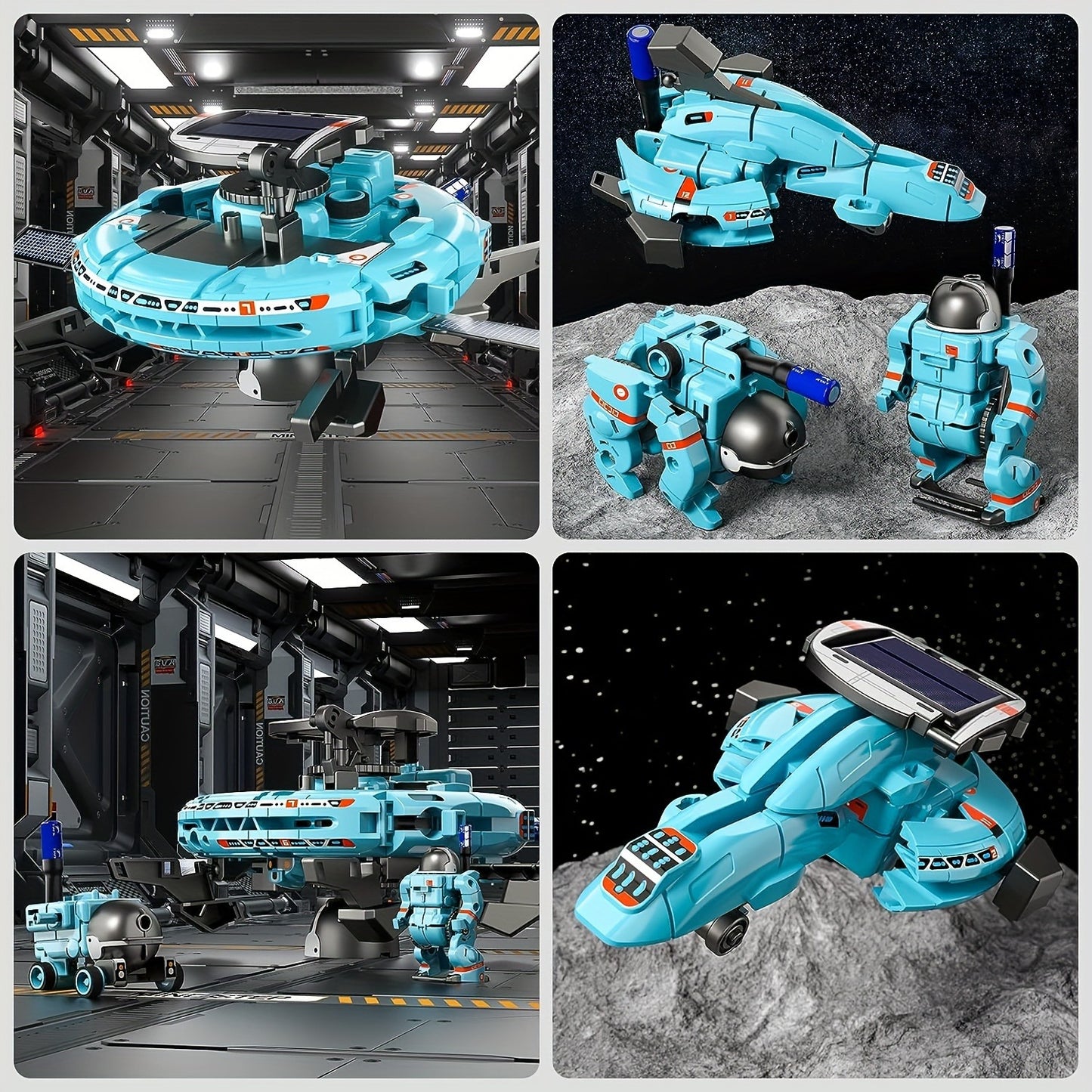 STEM Solar Robot Kit: 6-in-1 Educational Toy for Kids