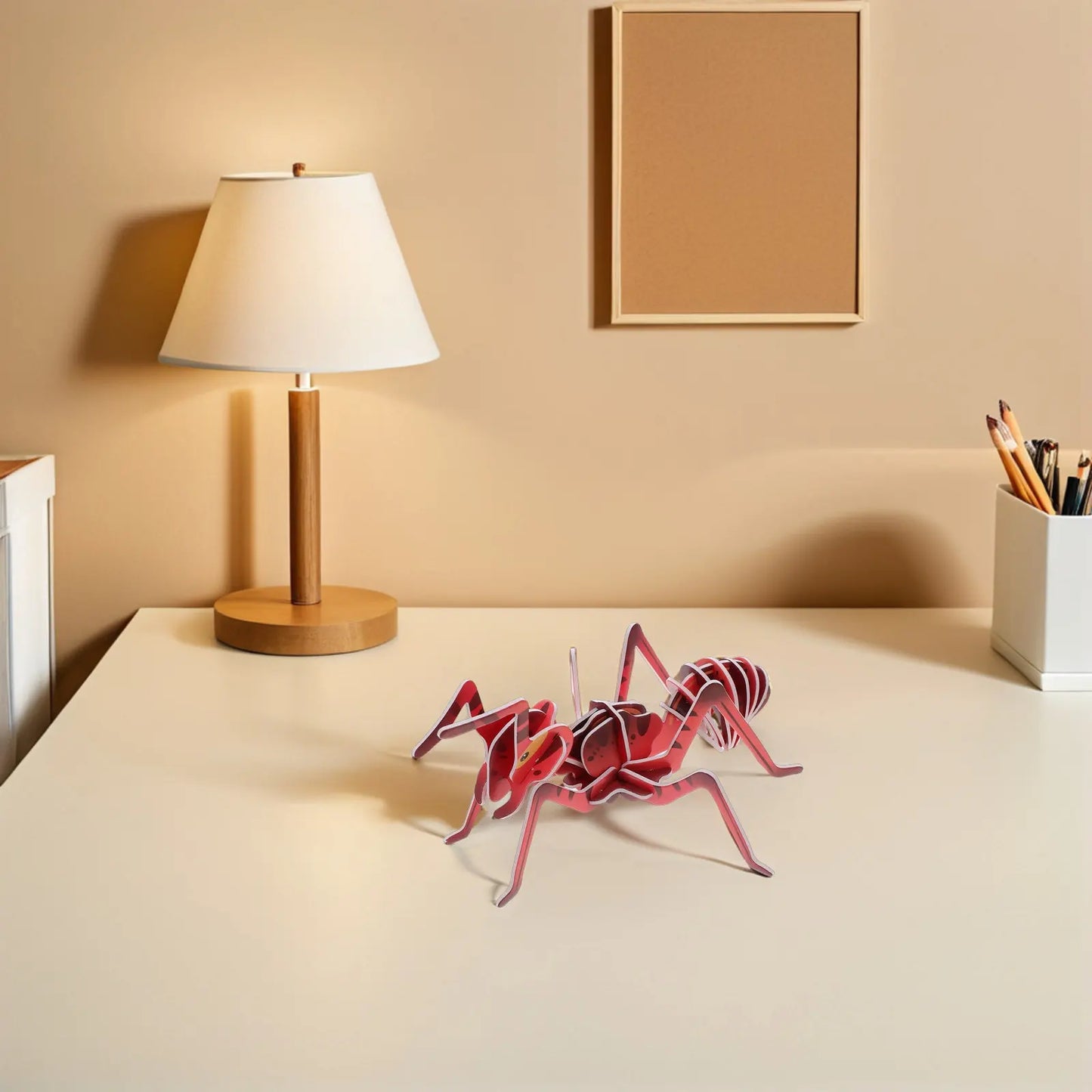 6Pcs 3D Cardboard Ant Puzzle Stem Science Experiment Kit for Kids Biology Learning Insect Exploration Set Realistic Insect