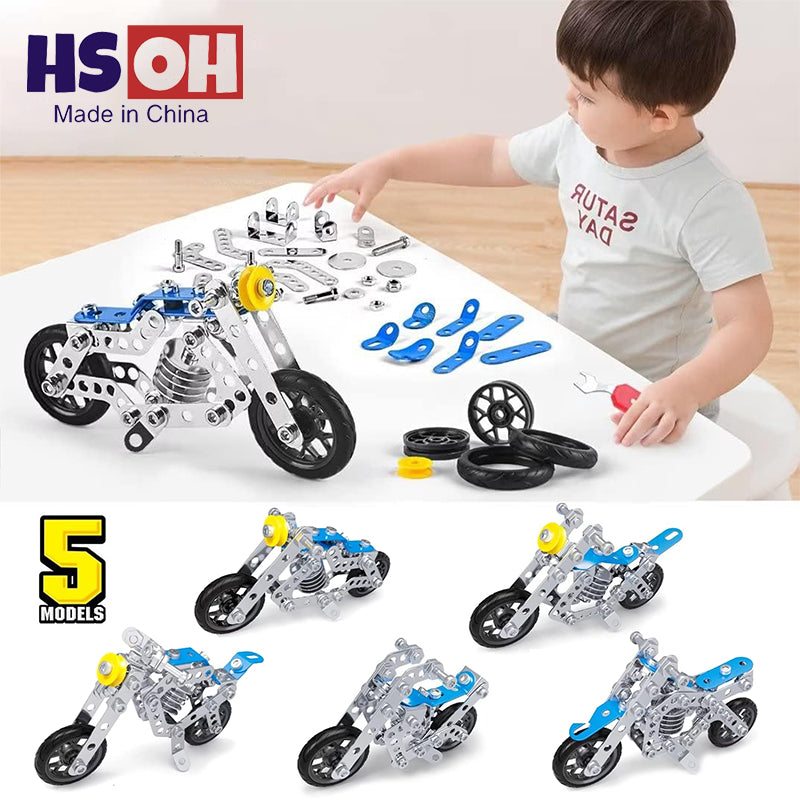 STEM Toys: DIY Metal Building Blocks - Creative 3D Model Toys for Kids