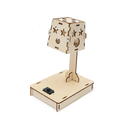 STEM DIY Photosensitive Control Desk Lamp Handmade Model, Children Hands-on Science Class Making Kit, Educational Invention
