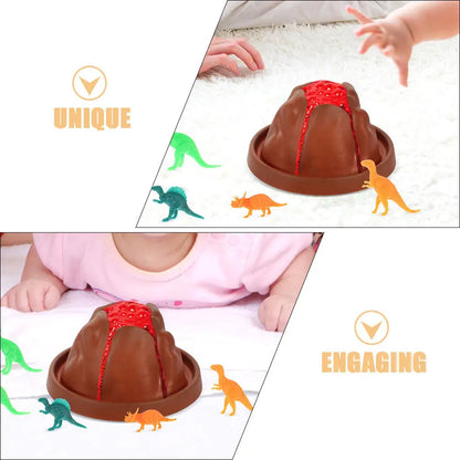 2Sets DIY Volcano Eruption Experiment Set Kids Science Project Kit Volcanic Simulation Learning Tool Fine Motor Skills
