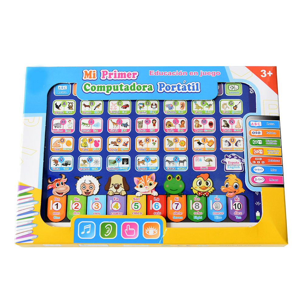 Educational Toys: Spanish Alphabet Kids Tablet - Touch & Learn Educational Toy