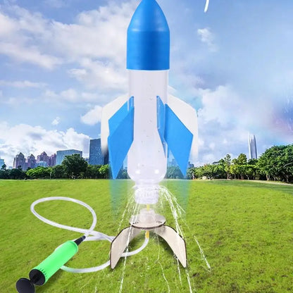 1Set Water Splash Rocket Outdoor Water Play Toy DIY Rocket Sprinklers Toys For Gift DIY Science Experiment Kit & Education Model