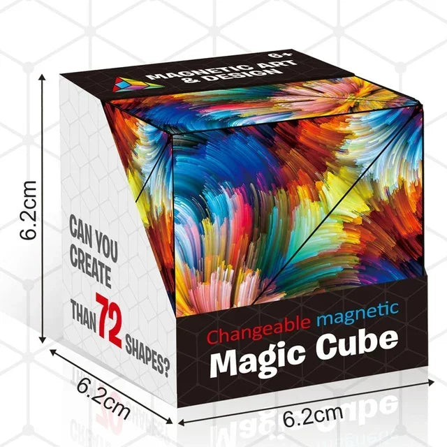 Magic Shasibo Cube: Magnetic Fidget Puzzle Game
