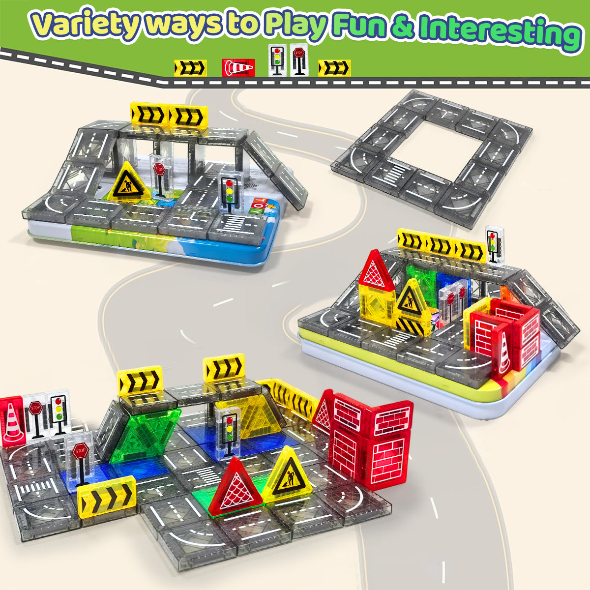 Magnetic Building Blocks Set - 32/64/58PCS Kids Gift