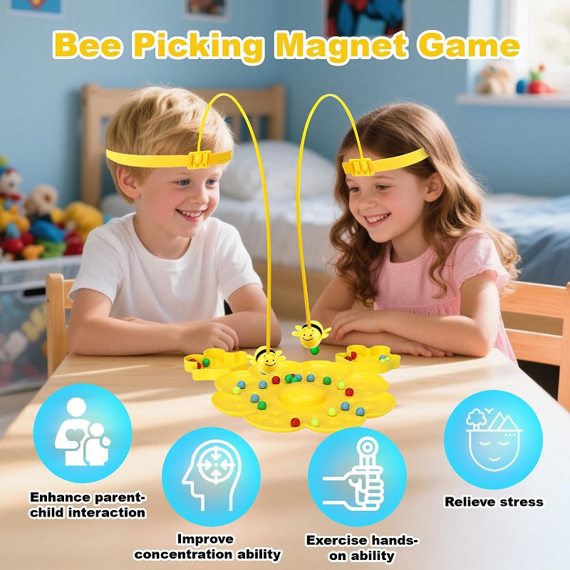 Magnetic Board Games: Montessori Toys Bumble Bee Puzzle