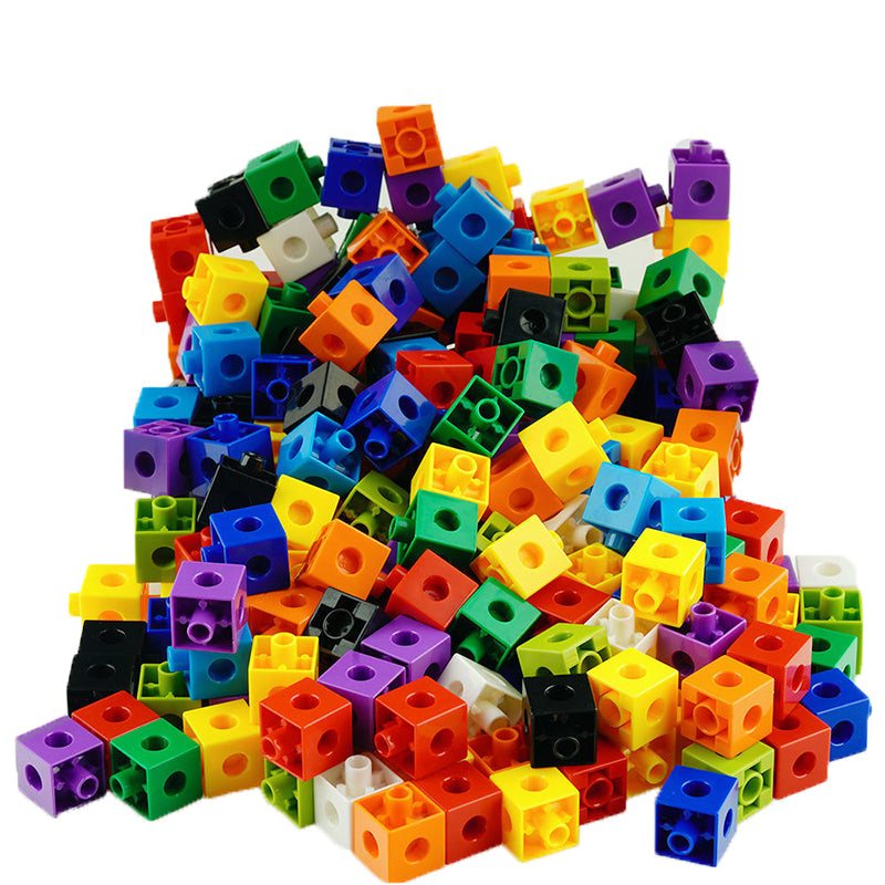Educational Toys: Math Linking Cubes - 100pcs Educational Kids Blocks