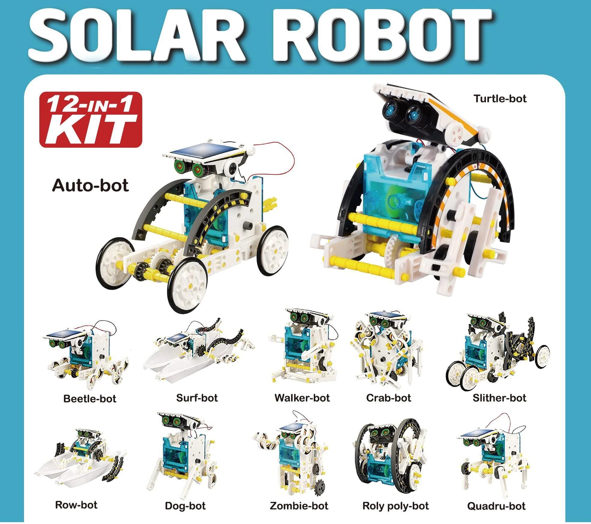 Solar Robotics Kit: DIY Science Toy for Kids