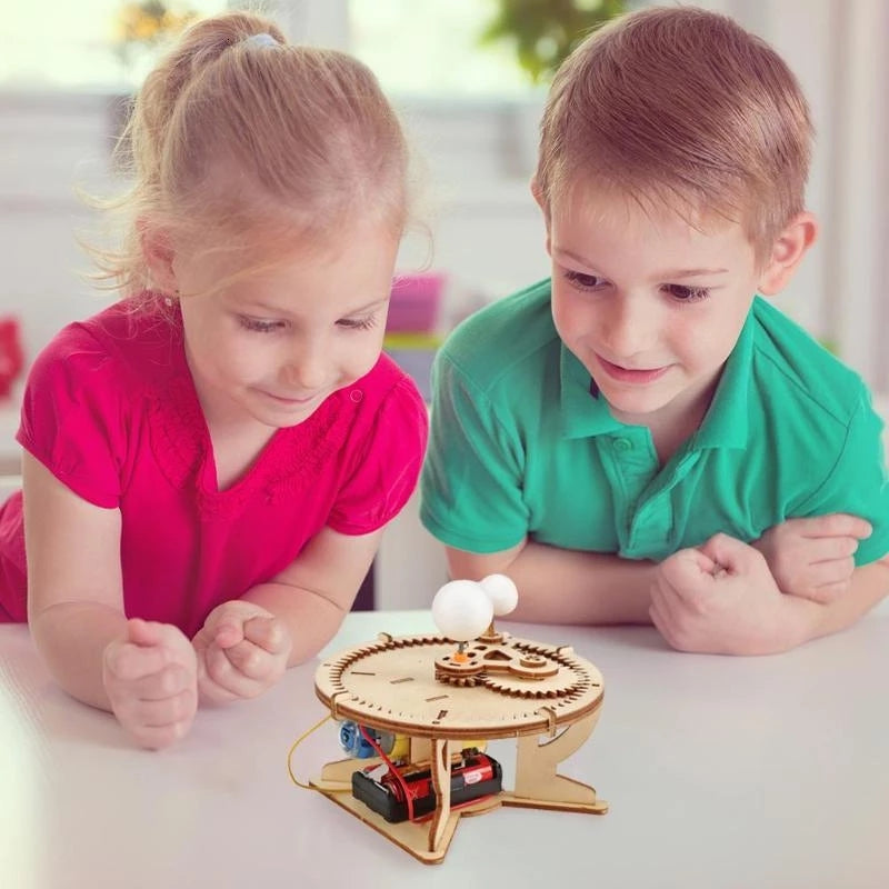 Wooden Puzzle: Solar System Model - STEM Kit for Kids