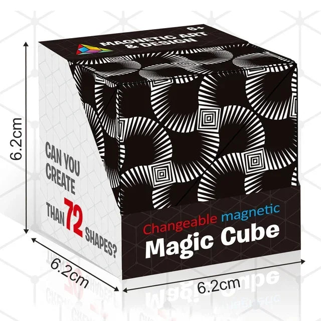 Magic Shasibo Cube: Magnetic Fidget Puzzle Game