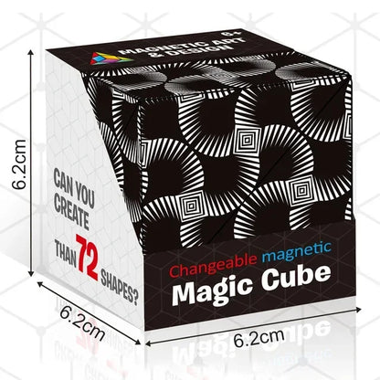 Magic Shasibo Cube: Magnetic Fidget Puzzle Game