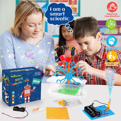 STEM Robotics Kit: 6-in-1 Science Projects for Kids 8-12