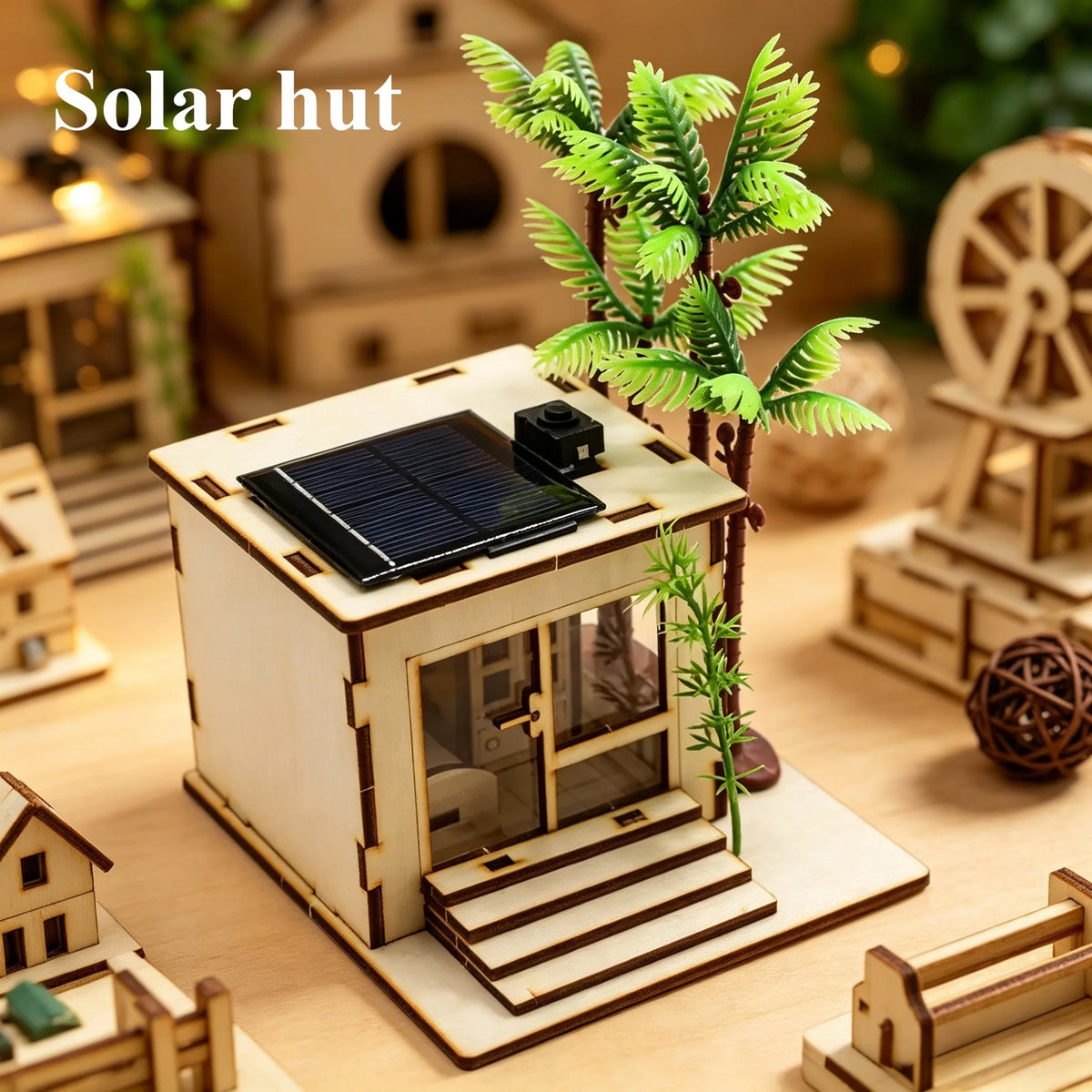 Solar Children's Science and Education Experiment Diy Handcrafted Assembly Model Children's Science and Education Gift