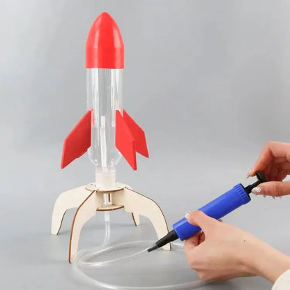 DIY Water Splash Rocket Launcher Sprinkler Kit STEM Physic Educational Science Experiment Outdoor Water Play Model Creative Gift