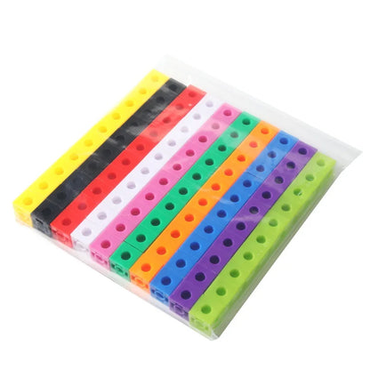 Educational Toys: Math Linking Cubes - 100pcs Educational Kids Blocks
