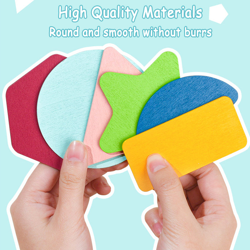 Stacking Game for Color Cognition - Montessori Shape 
