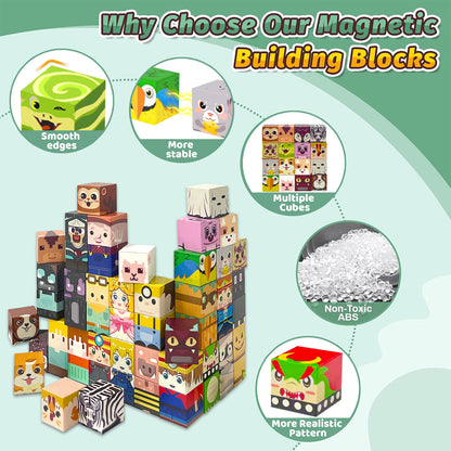 Magnetic Building Blocks - STEM Toys for Kids 16/36PCS