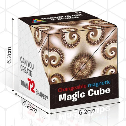 Magic Shasibo Cube: Magnetic Fidget Puzzle Game