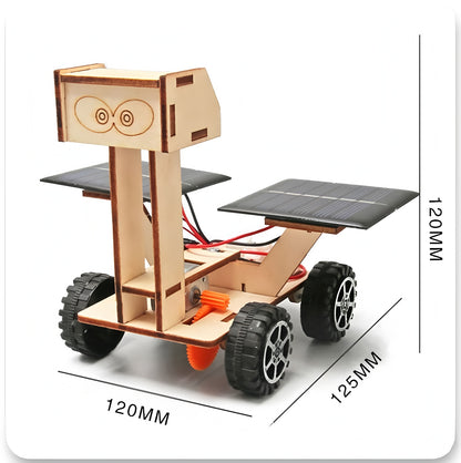 Educational Toys: Solar Car DIY 3D Puzzle - Lunar Exploration Model Kit
