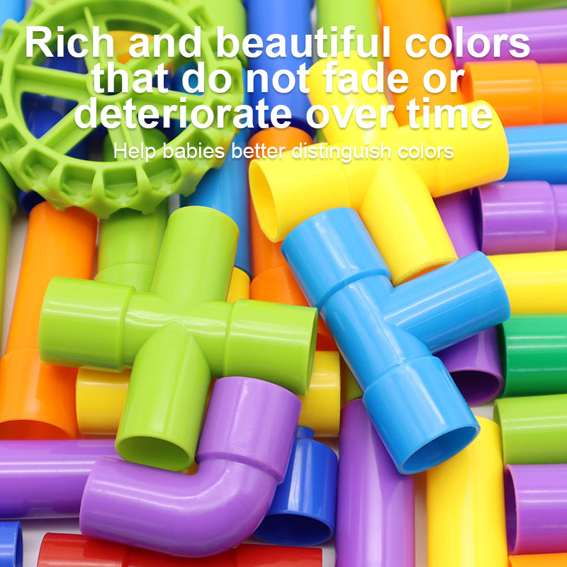 Pipeline Building Blocks: Kids' Water Pipe Brain Toy