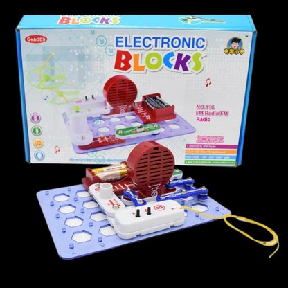 Educational Toys: Kids' Electricity Set - Fun Electronic Building Blocks