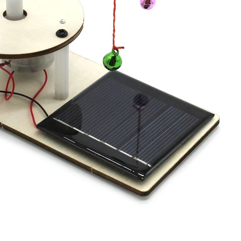 Wooden Solar Energy Conversion Model Kids Science Toy Technology Physics Kit Learning Educational Toys for Children