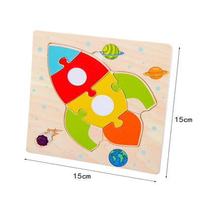 Baby Wooden 3D Puzzles: Educational Tangram Jigsaw Toys