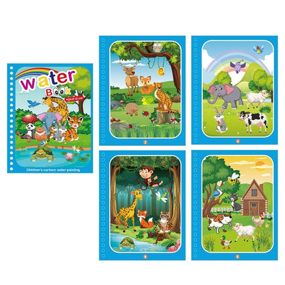 Reusable Water Drawing Book - Mess-Free Magic Painting Pad