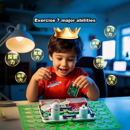 STEM Circuit Kit: DIY Electronic Science Toy for Kids 2025