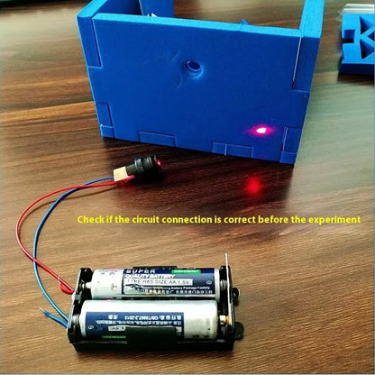 Steam Plastic Science Education Physics Experiment Light Refraction Experiment Toy DIY Science Kit
