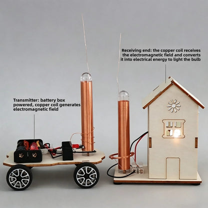 Children's science and education experiment models, DIY wireless power transmission component science and educational toys