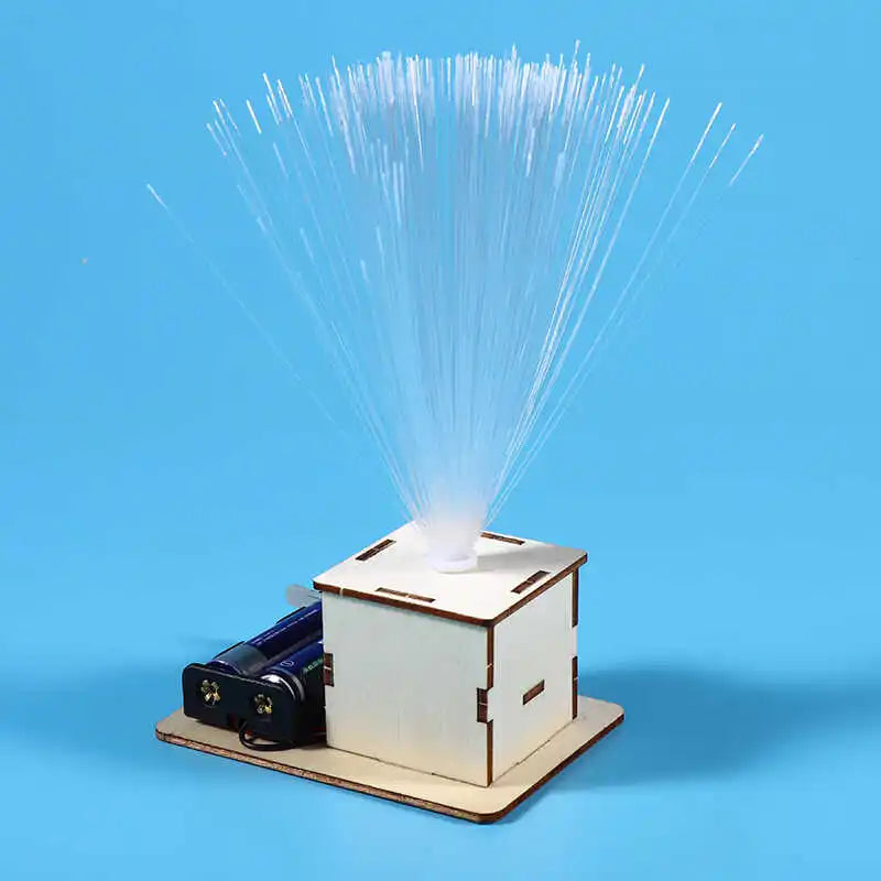 DIY Colorful Fiber Optic Lamp Technology Small Production Invention Children's Science Experiment Teaching Tool STEM Handmade