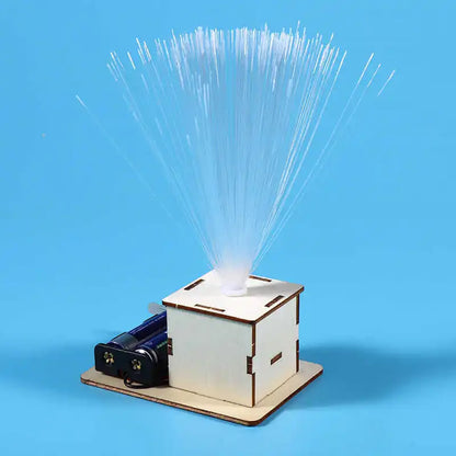 DIY Colorful Fiber Optic Lamp Technology Small Production Invention Children's Science Experiment Teaching Tool STEM Handmade