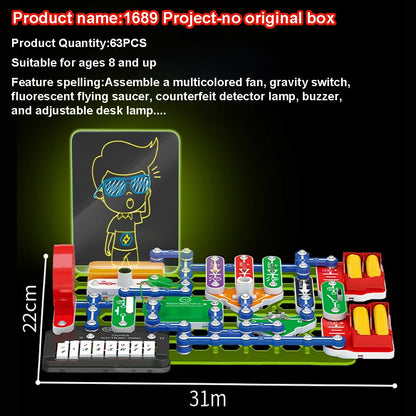 STEM Circuit Kit: DIY Electronic Science Toy for Kids 2025
