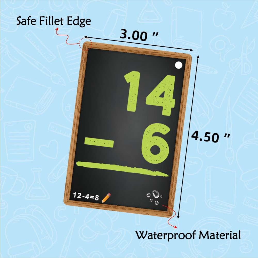 Math Flash Cards: 50pcs Kids Arithmetic Set