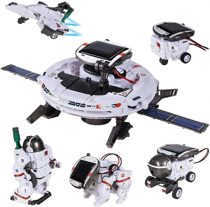 STEM Solar Robot Kit: 6-in-1 Educational Toy for Kids