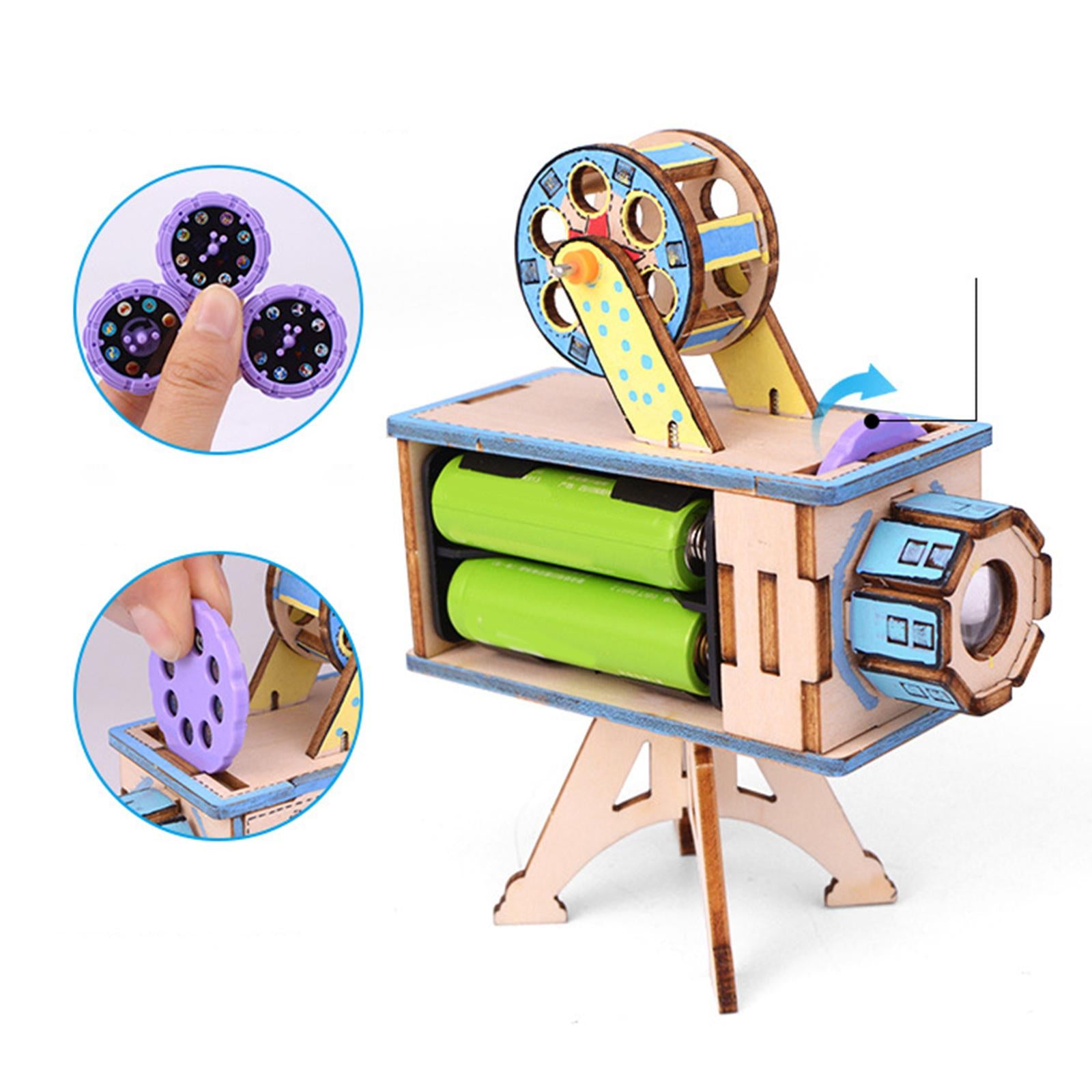 STEM Toys Wooden 3D Puzzles - Build & Learn Science Kits