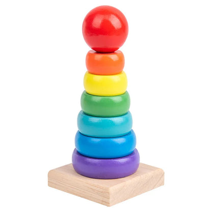 Building Blocks: Montessori Wooden Blocks - Early Learning Puzzle for Kids